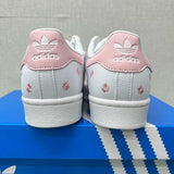 Superstar White And Light Pink