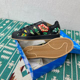 Superstar Black Floral Embroidery