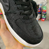 AF1 07 x Fragment Design x CLOT Black Silk