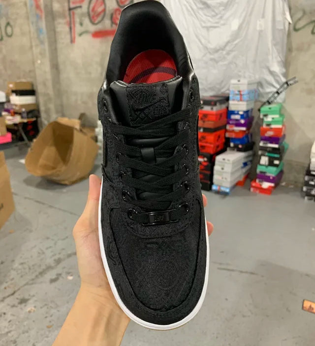 AF1 07 x Fragment Design x CLOT Black Silk