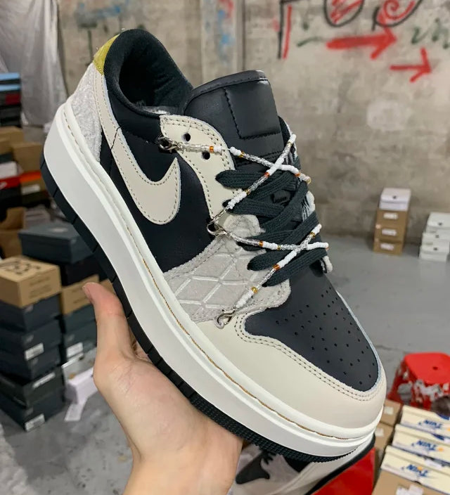 AJ1 Low Elevate Black Grey