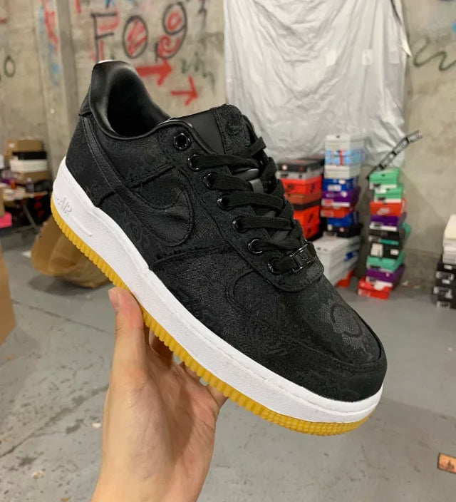 AF1 07 x Fragment Design x CLOT Black Silk