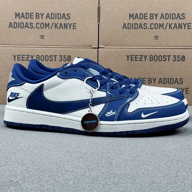 AJ1 Low White And Blue