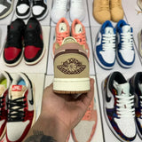 AJ1 LOW BEIGE/MULTI-COLOR