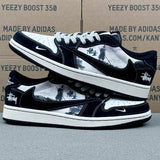 AJ1 Low x Stussy Black
