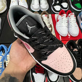 AJ1 Low Black/Rust Pink/White