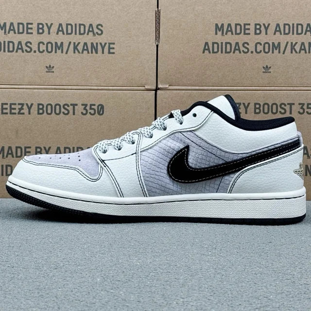 AJ1 Low White