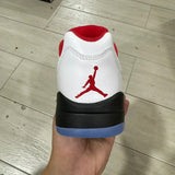 AJ 5  Low White Fire Red