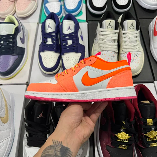 AJ1 Low Hyper Crimson