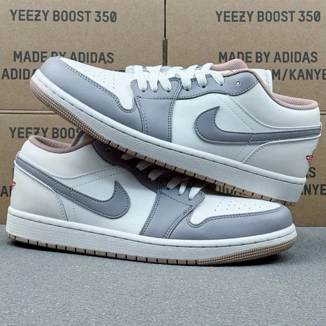 AJ1 Low Sail College Grey Rattan