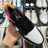 AJ1 Low Black White Hyper Pink