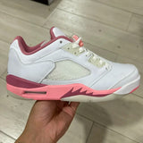 AJ 5  Low Crafted For Her Desert Berry