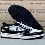 AJ1 Low x Stussy Black