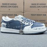 AJ1 Low The North Face Grey
