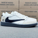 AJ1 Low White