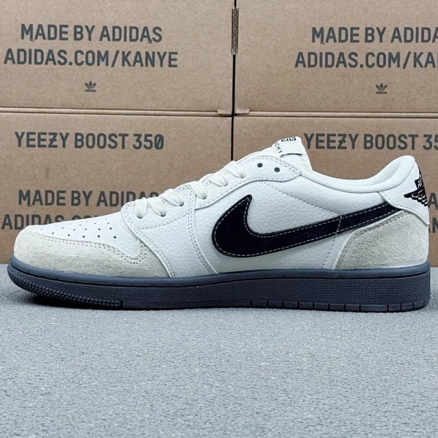 AJ1 Low White