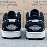 AJ1 Low Black and white Supreme