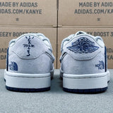 AJ1 Low The North Face Grey