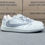 AJ1 Low White Bape