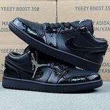 AJ1 Low SE Black Croc