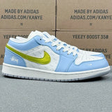 AJ1 Low x Stussy Blue