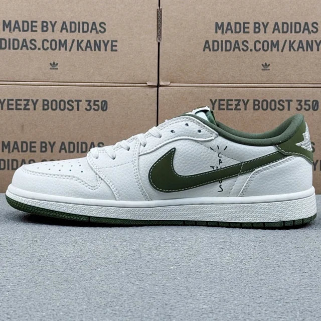 AJ1 Low Green Burberry