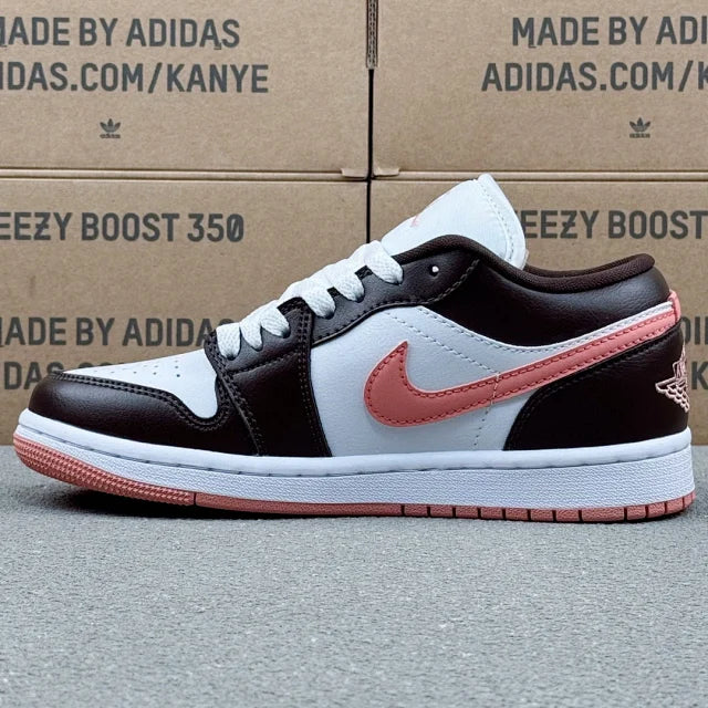 AJ1 Low Black & Rust Pink