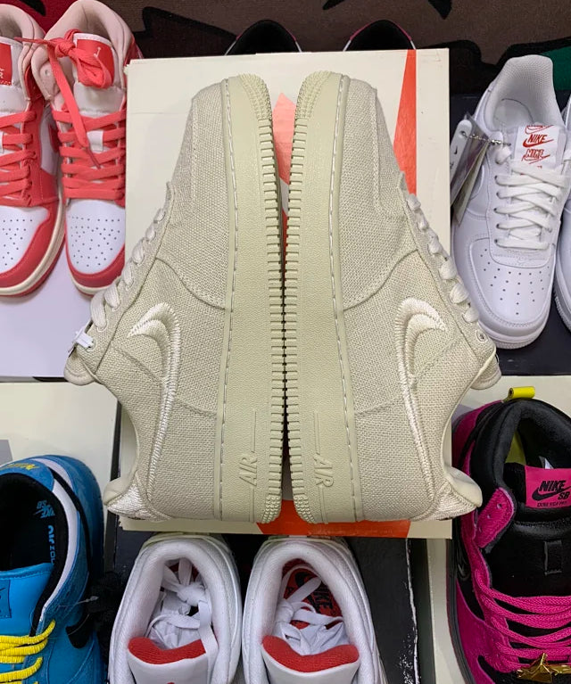 AF1 Low Stussy Fossil