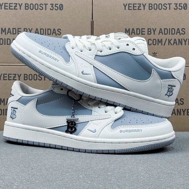 AJ1 Low x Burberry Grey