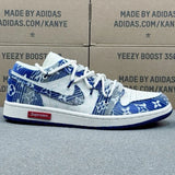AJ1 Low x LV x Supreme