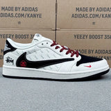 AJ1 Low Stussy Black and white