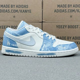 AJ1 Low Washed Denim
