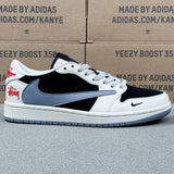 AJ1 Low x Stussy White And Black