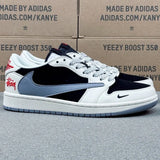 AJ1 Low x Stussy White And Black