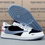AJ1 Low x Stussy White And Black