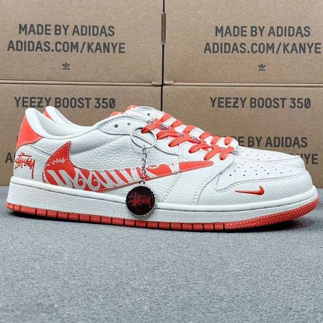 AJ1 Low x Stussy Orange