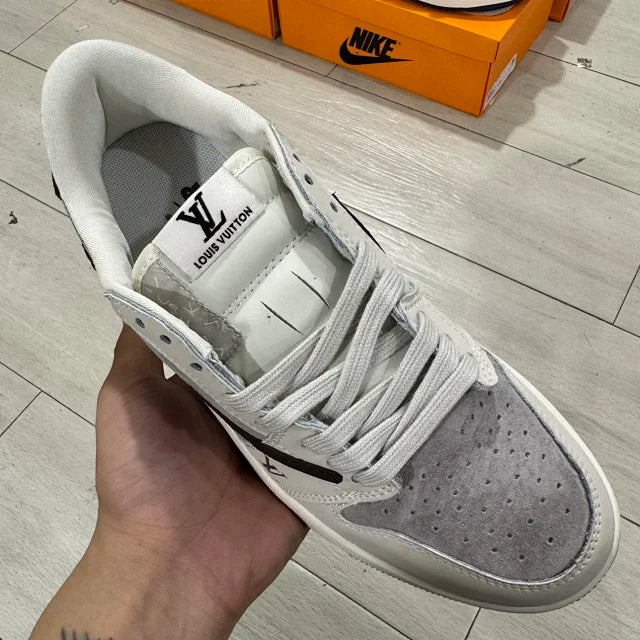 AJ1 Low x LV Greey